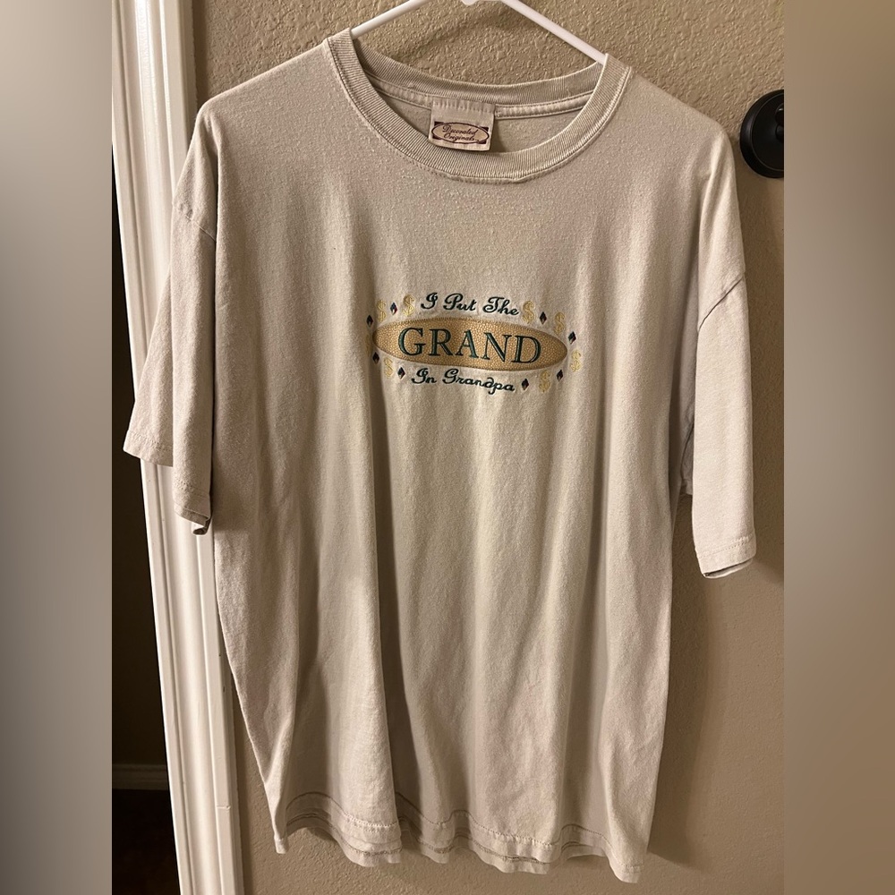 Unisex Vintage “I Put the Grand in Grandpa” T-shirt